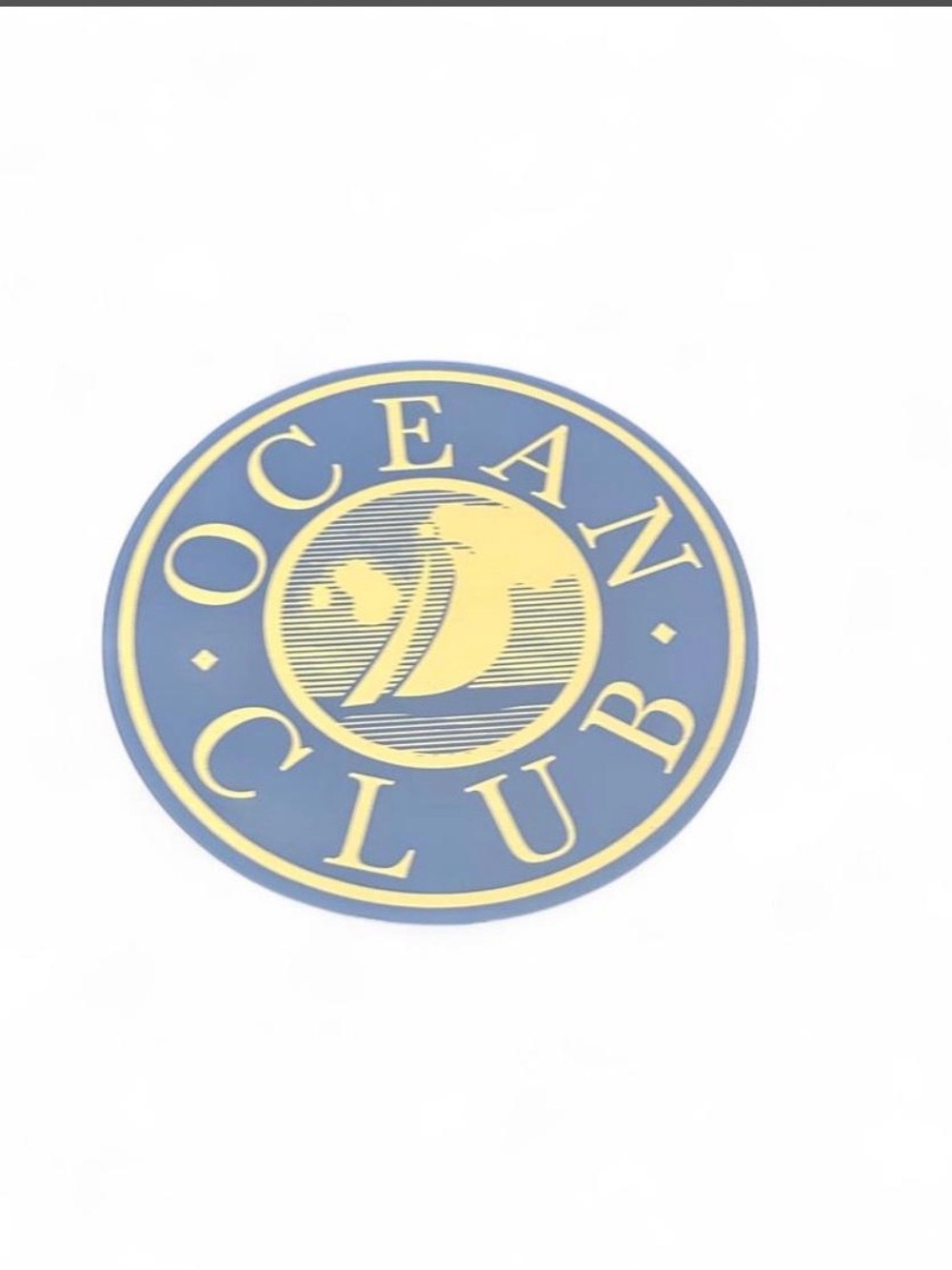 Ocean Club sailboat car magnet